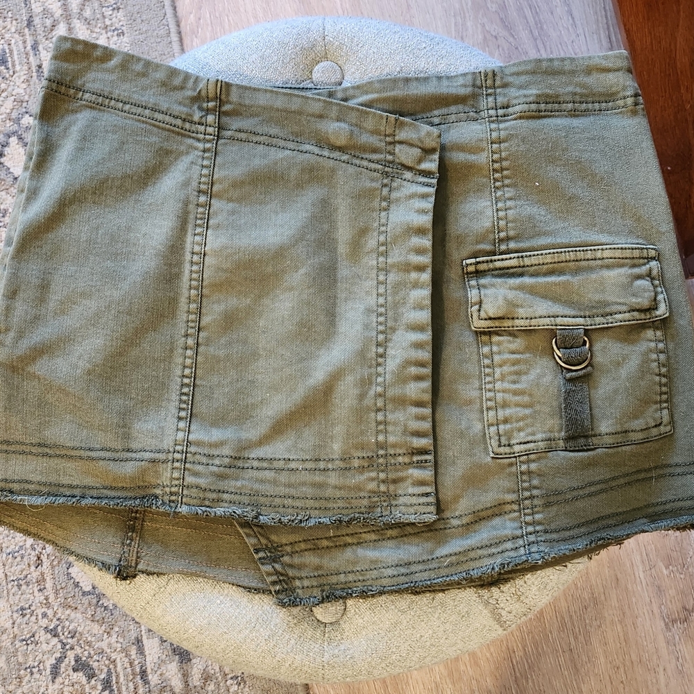 Anthropologie Pilcro Utility Skirt